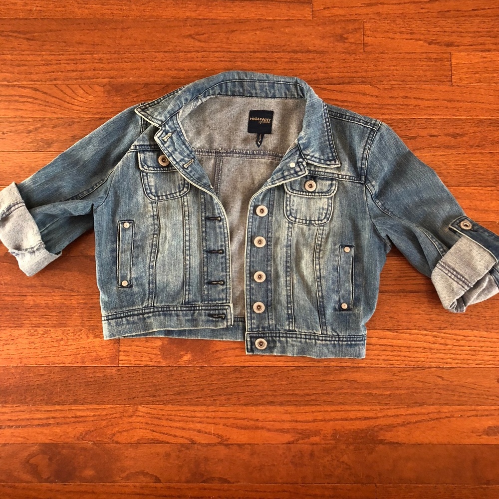Highway Jeans Cropped Jean Jacket